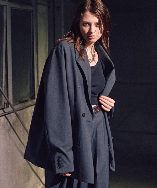 Wool mix tailored jacket / ウールミックステーラードジャケット