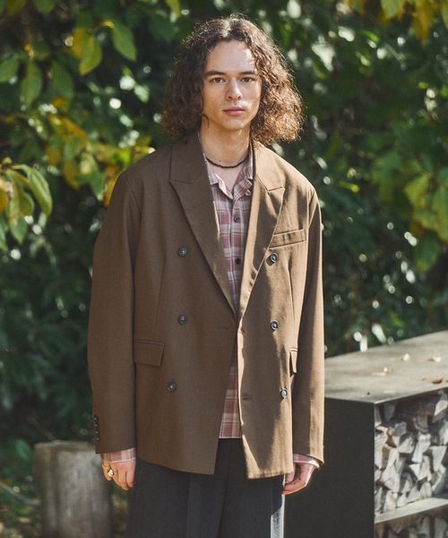 Wool mix tailored jacket / ウールミックステーラードジャケット
