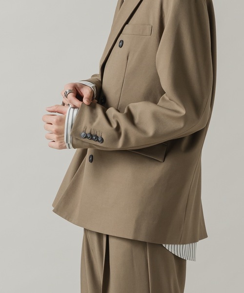 Wool mix tailored jacket / ウールミックステーラードジャケット