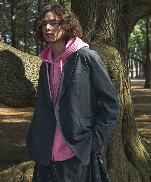 Wool mix tailored jacket / ウールミックステーラードジャケット Wool mix tailored jacket / ウールミックステーラードジャケット