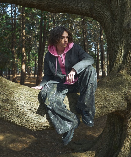 Wool mix tailored jacket / ウールミックステーラードジャケット