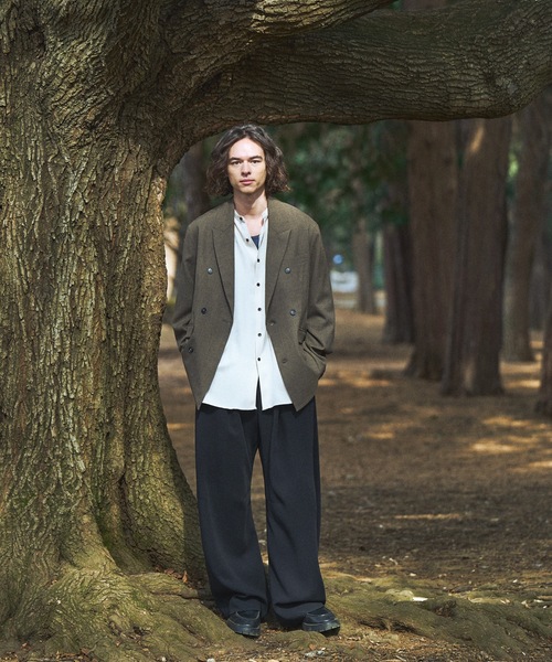Wool mix tailored jacket / ウールミックステーラードジャケット