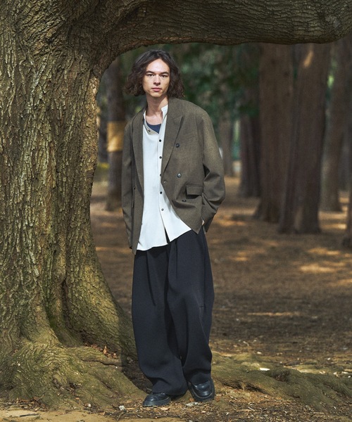 Wool mix tailored jacket / ウールミックステーラードジャケット