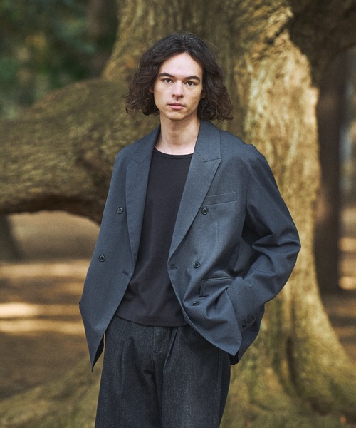Wool mix tailored jacket / ウールミックステーラードジャケット
