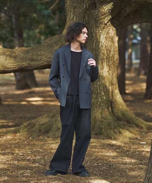 Wool mix tailored jacket / ウールミックステーラードジャケット