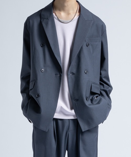 Wool mix tailored jacket / ウールミックステーラードジャケット