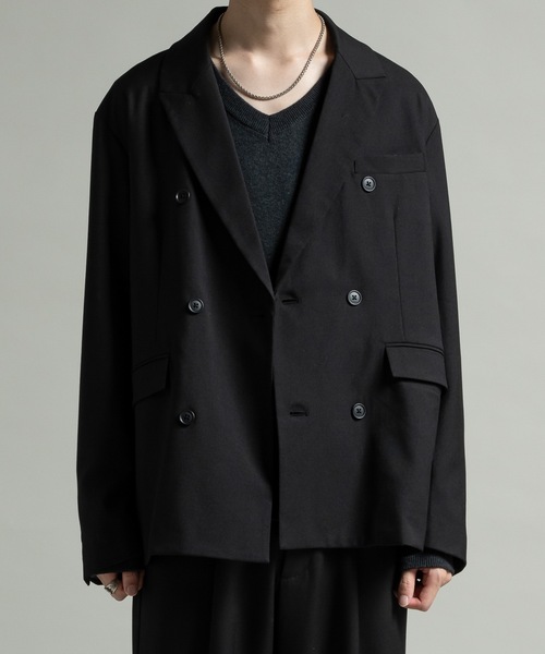 Wool mix tailored jacket / ウールミックステーラード