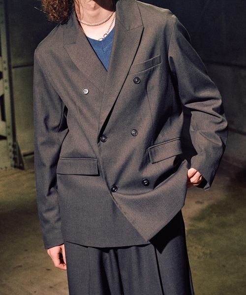 Wool mix tailored jacket / ウールミックステーラードジャケット