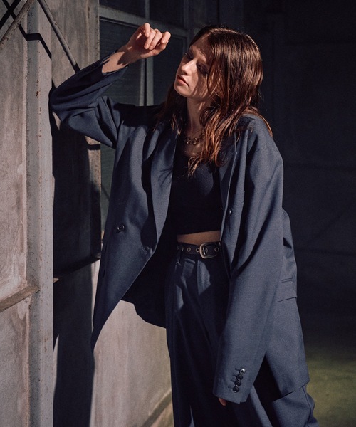 Wool mix tailored jacket / ウールミックステーラードジャケット