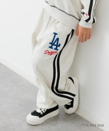 JAM & LINK（ジャムアンドリンク）の「〈MLB〉刺繍ロゴ スウェット ワイドパンツ（スウェットパンツ）」