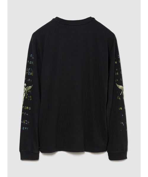 GAP(ギャップ)の「◆ニルヴァーナ リラックスフィット グラフィックTシャツ長袖 NIRVANA(Tシャツ/カットソー・メンズ・ブラック・XS/S/M/L/XL)」の4枚目の写真