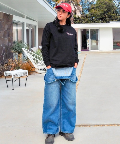 BILLABONG(ビラボン)の「BILLABONG レディース OVERALL DENIM デニムパンツ 【2025年秋冬モデル】/ビラボンストレートシルエットオーバーオール(サロペット/オーバーオール・レディース・インディゴブルー/ブルー・MEDIUM/LARGE)」の1枚目の写真