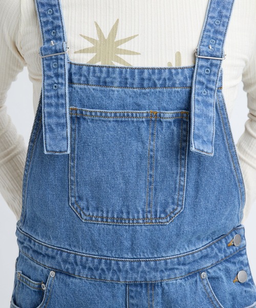 BILLABONG(ビラボン)の「BILLABONG レディース OVERALL DENIM デニムパンツ 【2025年秋冬モデル】/ビラボンストレートシルエットオーバーオール(サロペット/オーバーオール・レディース・インディゴブルー/ブルー・MEDIUM/LARGE)」の12枚目の写真