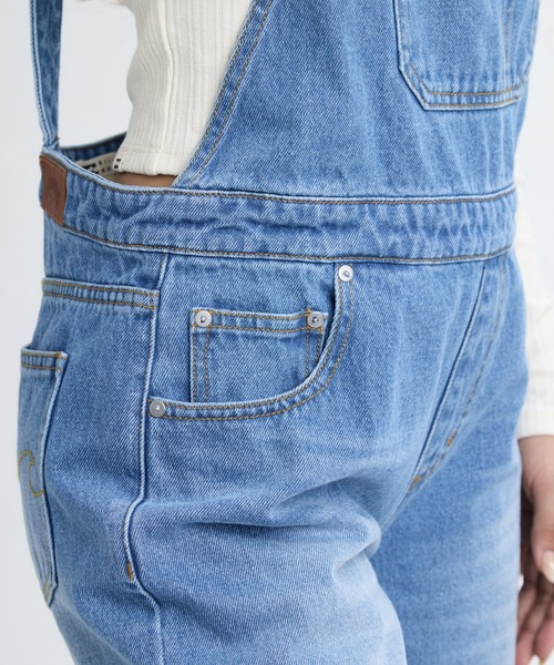 BILLABONG(ビラボン)の「BILLABONG レディース OVERALL DENIM デニムパンツ 【2025年秋冬モデル】/ビラボンストレートシルエットオーバーオール(サロペット/オーバーオール・レディース・インディゴブルー/ブルー・MEDIUM/LARGE)」の8枚目の写真