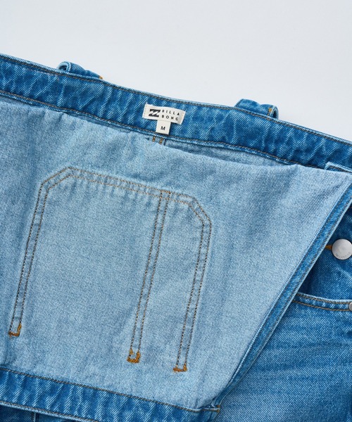 BILLABONG(ビラボン)の「BILLABONG レディース OVERALL DENIM デニムパンツ 【2025年秋冬モデル】/ビラボンストレートシルエットオーバーオール(サロペット/オーバーオール・レディース・インディゴブルー/ブルー・MEDIUM/LARGE)」の9枚目の写真