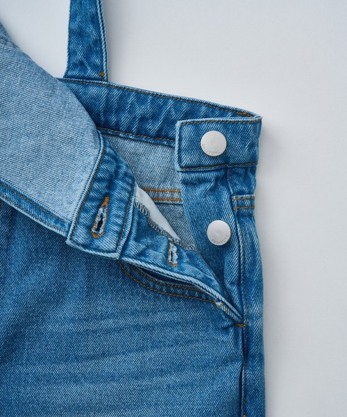 BILLABONG(ビラボン)の「BILLABONG レディース OVERALL DENIM デニムパンツ 【2025年秋冬モデル】/ビラボンストレートシルエットオーバーオール(サロペット/オーバーオール・レディース・インディゴブルー/ブルー・MEDIUM/LARGE)」の14枚目の写真