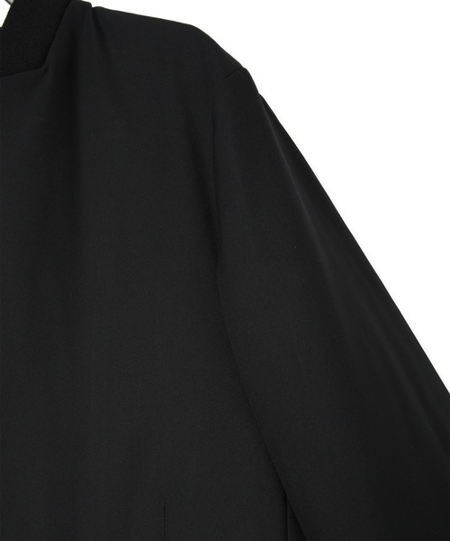 ADAM ET ROPE'（アダムエロペ）の「LIMONTAノーカラーダウンジャケット（ダウンジャケット/コート・レディース・カーキ/ブラック・FREE）」の22枚目の写真