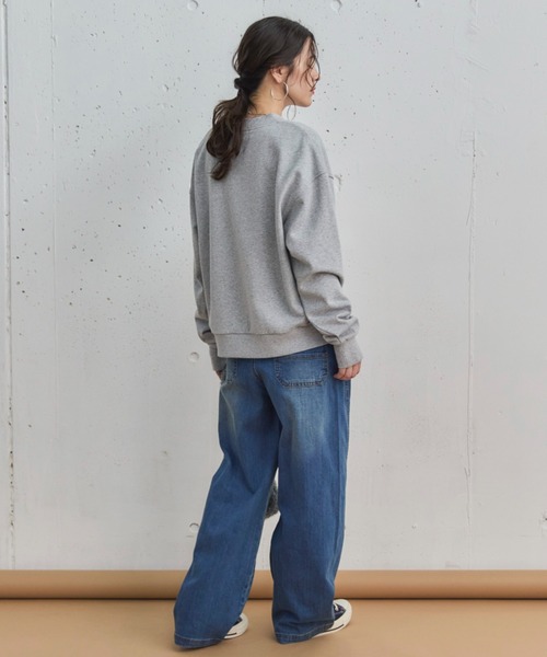 Doux archives（ドゥアルシーヴ）の「【ウエストのサイズ調節可能】コクーンウエストダブルボタンデニムパンツ（デニムパンツ・レディース・ブルー/ネイビー・36/38）」の15枚目の写真