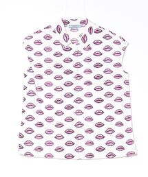 PRADA（プラダ）の「リップ柄 ノースリーブシャツ（シャツ/ブラウス）」