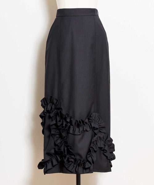 NOELA（ノエラ）の「モチーフフリルタイトスカート（スカート・レディース・ブラック/ベージュ/ブラウン・S/M）」の22枚目の写真