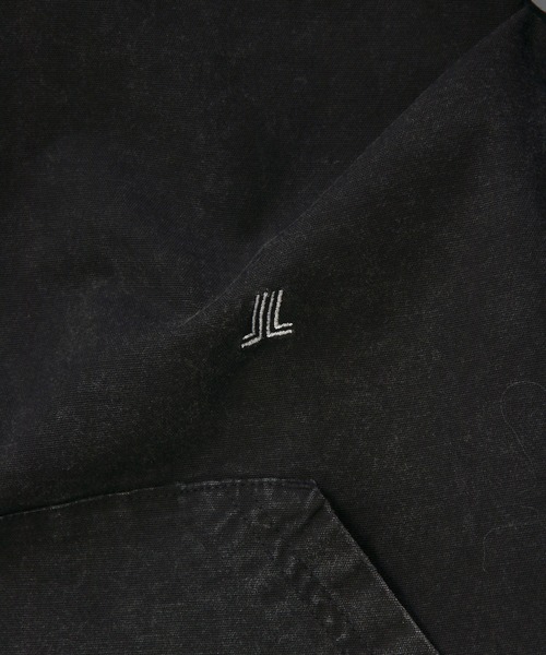 LANVIN en Bleu（ランバンオンブルー）の「サルファ染め オックスフォード シャツパーカー フードシャツ シャツアウター（シャツ/ブラウス・メンズ・カーキ/ブラック・52/50/48）」の6枚目の写真