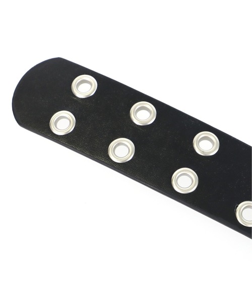 ANAP（アナップ）の「ダブル アイレット ワイド ベルト（ベルト・レディース・ブラック・FREE）」の8枚目の写真