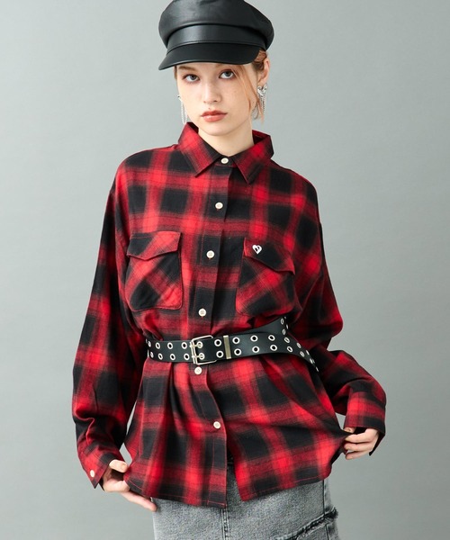 ANAP（アナップ）の「ダブル アイレット ワイド ベルト（ベルト・レディース・ブラック・FREE）」の11枚目の写真