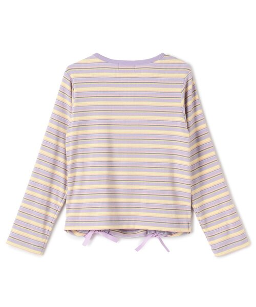 minimal（ミニマル）の「ドロスト長袖Ｔシャツ（Tシャツ/カットソー・キッズ・ブラック/グレー/オフホワイト/ラベンダー・120cm/110cm/100cm/140cm/130cm/90cm）」の5枚目の写真