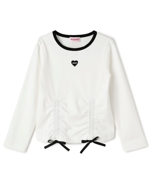 minimal（ミニマル）の「ドロスト長袖Ｔシャツ（Tシャツ/カットソー・キッズ・ブラック/グレー/オフホワイト/ラベンダー・120cm/110cm/100cm/140cm/130cm/90cm）」の11枚目の写真