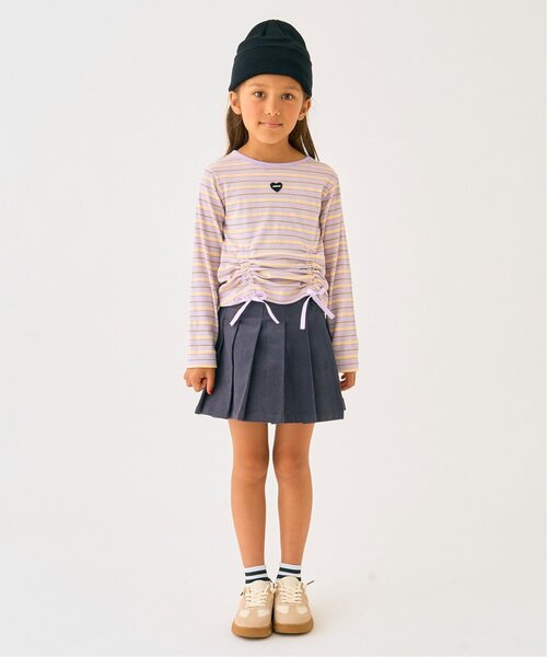 minimal（ミニマル）の「ドロスト長袖Ｔシャツ（Tシャツ/カットソー・キッズ・ブラック/グレー/オフホワイト/ラベンダー・120cm/110cm/100cm/140cm/130cm/90cm）」の21枚目の写真