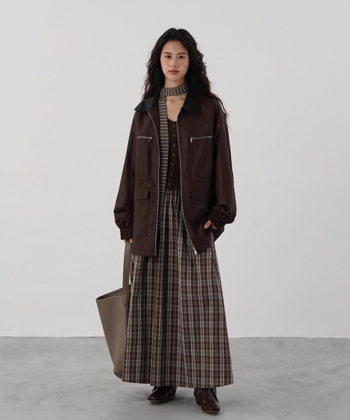 セール】ミックスパターンワンピース EM25a057【EIGHTHMONTH