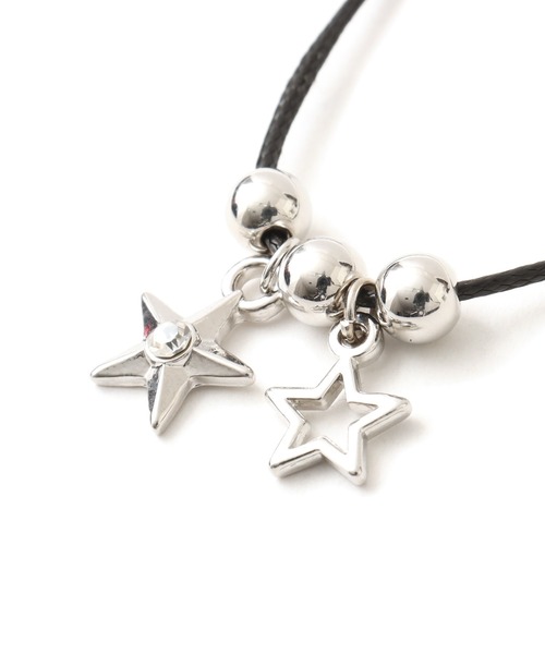 atmos pink(アトモスピンク)の「atmos pink Cord Choker Necklace / アトモス ピンク コード チョッカ― ネックレス(ネックレス・レディース・シルバー・FREE)」の1枚目の写真