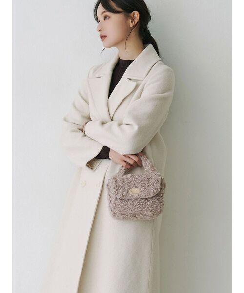 MERCURYDUO（マーキュリーデュオ）の「シアーランダムリブニット（ニット/セーター・レディース・オフホワイト/ダークブラウン/ベビーピンク/ブラック・FREE）」の11枚目の写真