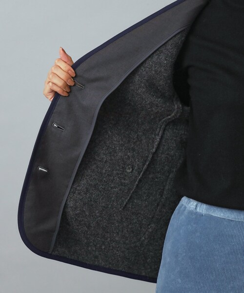 DRESSTERIOR(ドレステリア)の「チロリアンニットジャケット(ノーカラージャケット・レディース・ダークグレー/ブラック・34/36/38)」の12枚目の写真