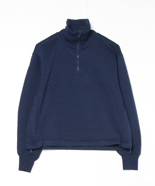 RLX ゴルフ ブロックダブルニット プルオーバー フルジップ ジャケット