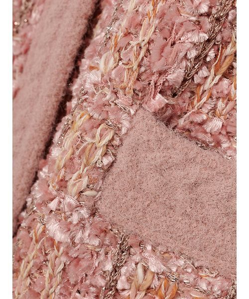 CELFORD（セルフォード）の「ツイードニットジャケット（テーラードジャケット・レディース・ピンク/アイボリー・F）」の13枚目の写真