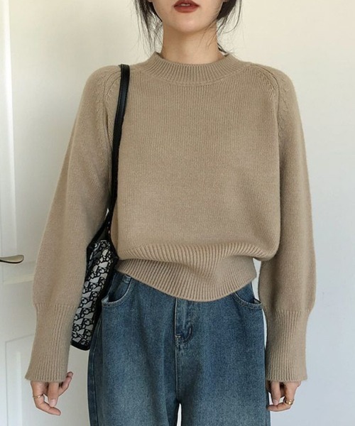SallyLunn（サリーラン）の「クルーネックニット（ニット/セーター・レディース・ホワイト/ベージュ/ブラック/ブルー・MEDIUM/LARGE）」の4枚目の写真