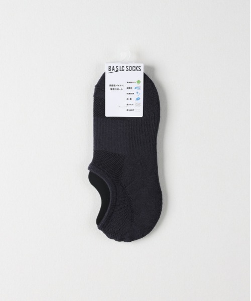 Right-on（ライトオン）の「BASIC SOCKS(ベーシックソックス)【メンズ】ムジスニーカーインソックス（ソックス/靴下・メンズ・ネイビー/ホワイト/グレー/ダークグレー/ブラック・フリー）」の14枚目の写真