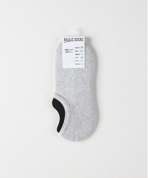 Right-on（ライトオン）の「BASIC SOCKS(ベーシックソックス)【メンズ】ムジスニーカーインソックス（ソックス/靴下・メンズ・ネイビー/ホワイト/グレー/ダークグレー/ブラック・フリー）」の16枚目の写真