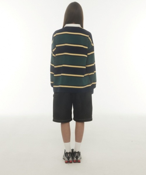 Midnight Move（ミッドナイトムーブ）の「Midnight Move／OV POROプルオーバー（Tシャツ/カットソー・レディース・グレー/グリーン・FREE）」の6枚目の写真