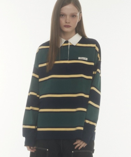 Midnight Move（ミッドナイトムーブ）の「Midnight Move／OV POROプルオーバー（Tシャツ/カットソー・レディース・グレー/グリーン・FREE）」の7枚目の写真