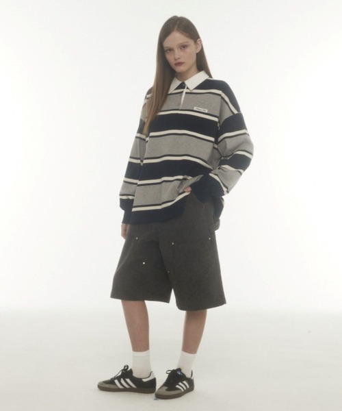 Midnight Move（ミッドナイトムーブ）の「Midnight Move／OV POROプルオーバー（Tシャツ/カットソー・レディース・グレー/グリーン・FREE）」の8枚目の写真