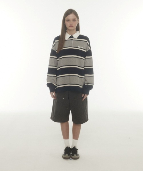 Midnight Move（ミッドナイトムーブ）の「Midnight Move／OV POROプルオーバー（Tシャツ/カットソー・レディース・グレー/グリーン・FREE）」の9枚目の写真