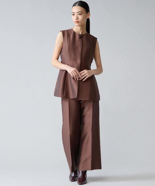 Tiara(ティアラ)の「ワイドパンツ(その他パンツ・レディース・ブラック/ブラウン・2/3)」の4枚目の写真