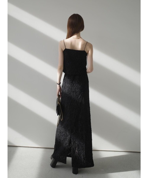 amel（エイメル）の「ベルベットエンブロイダリーセットアップ（つなぎ/オールインワン・レディース・ブラック・FREE）」の21枚目の写真