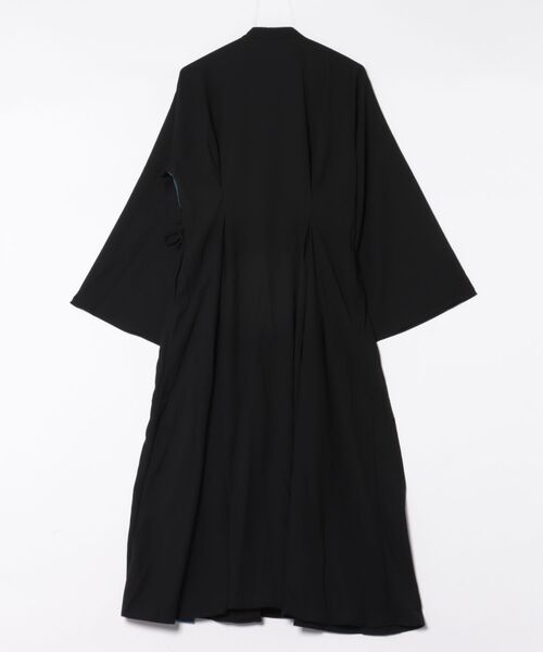 チャイハネ（チャイハネ）の「【チャイハネ】スラミアカシュクールワンピース（ワンピース・レディース・ベージュ/ブラック・FREE）」の4枚目の写真