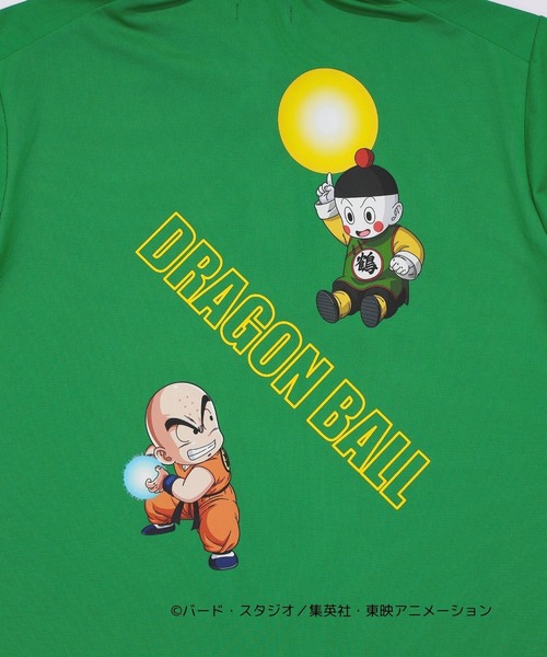 TMT（ティーエムティー）の「【TMT×DRAGON BALL】  ポロシャツ（餃子＆クリリン）（ポロシャツ・メンズ・グリーン/イエロー・MEDIUM/LARGE/X-LARGE）」の4枚目の写真