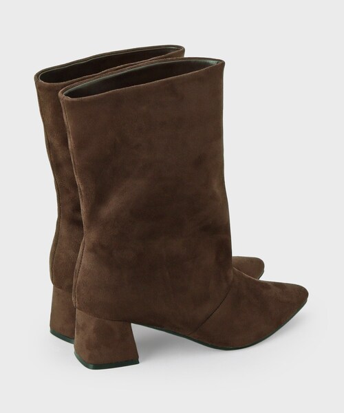 THE SHOP TK (ザ ショップ ティーケー )の「ワイドシャフトフェイクスエードブーツ(ブーツ・レディース・ブラック系3/ダークブラウン系3・45/35)」の3枚目の写真