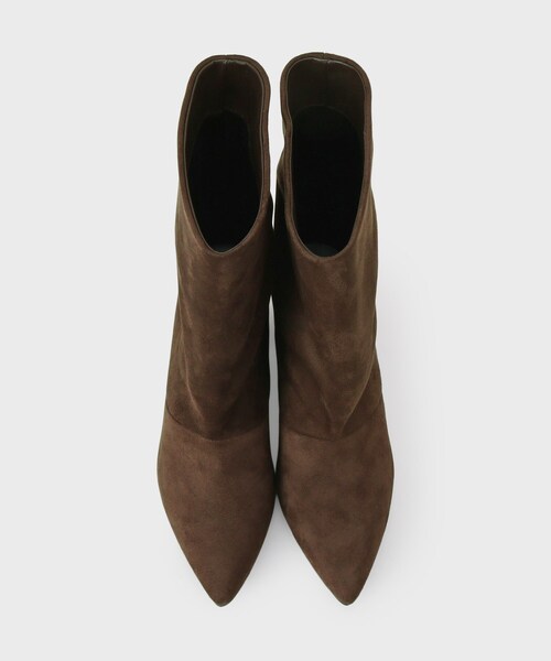 THE SHOP TK (ザ ショップ ティーケー )の「ワイドシャフトフェイクスエードブーツ(ブーツ・レディース・ブラック系3/ダークブラウン系3・45/35)」の4枚目の写真