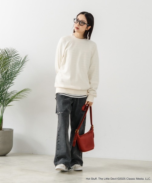 DISCUS(ディスカス)の「【DISCUS×HOT STUFF×Casper】キャラクタープリントスウェットトレーナー メンズ レディース ユニセックス(スウェット・レディース・ホワイト系その他4/ホワイト系その他3/ブラック系その他5/ブラック系その他4/ブラック系その他3/ホワイト系その他5・LARGE/MEDIUM)」の13枚目の写真